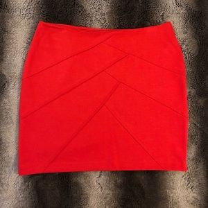 Red Mini Skirt